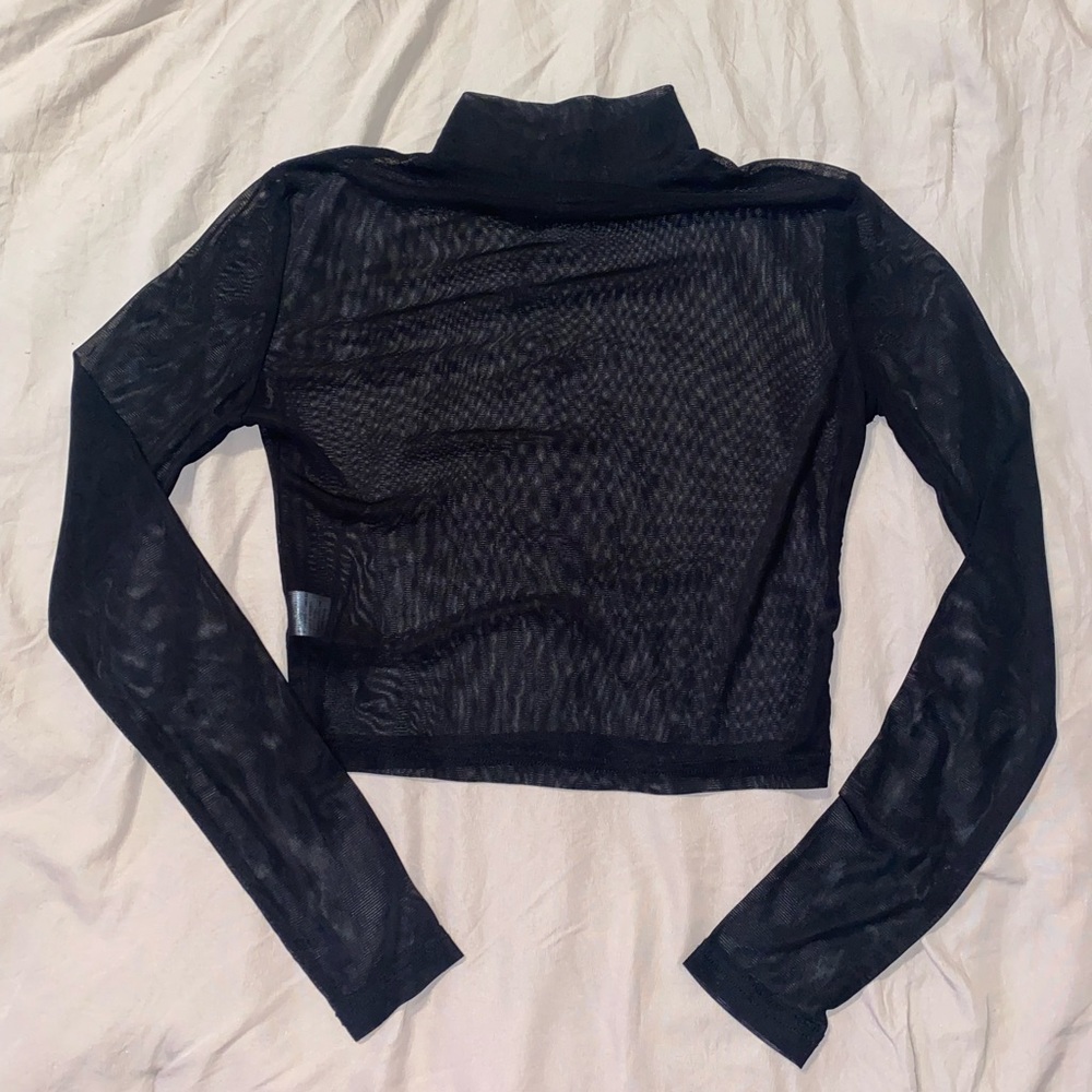 Long sleeve see thru